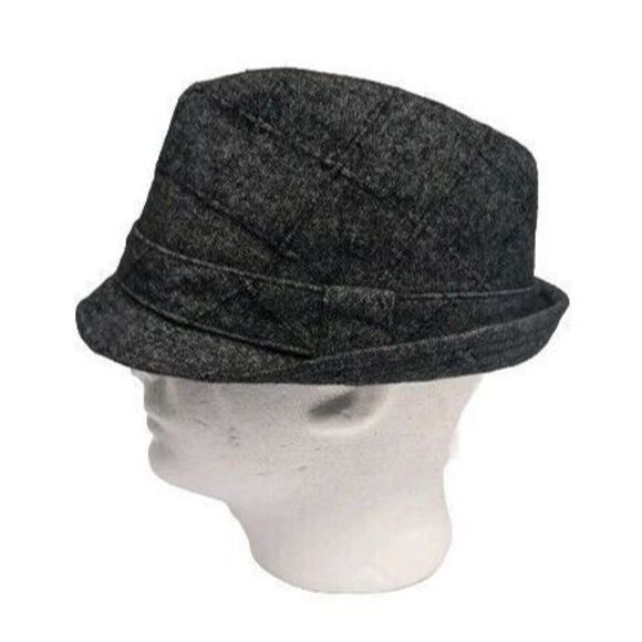Angela & William Fedora Hat Small Wool Blend Gray / Grey Unisex S - Picture 1 of 10